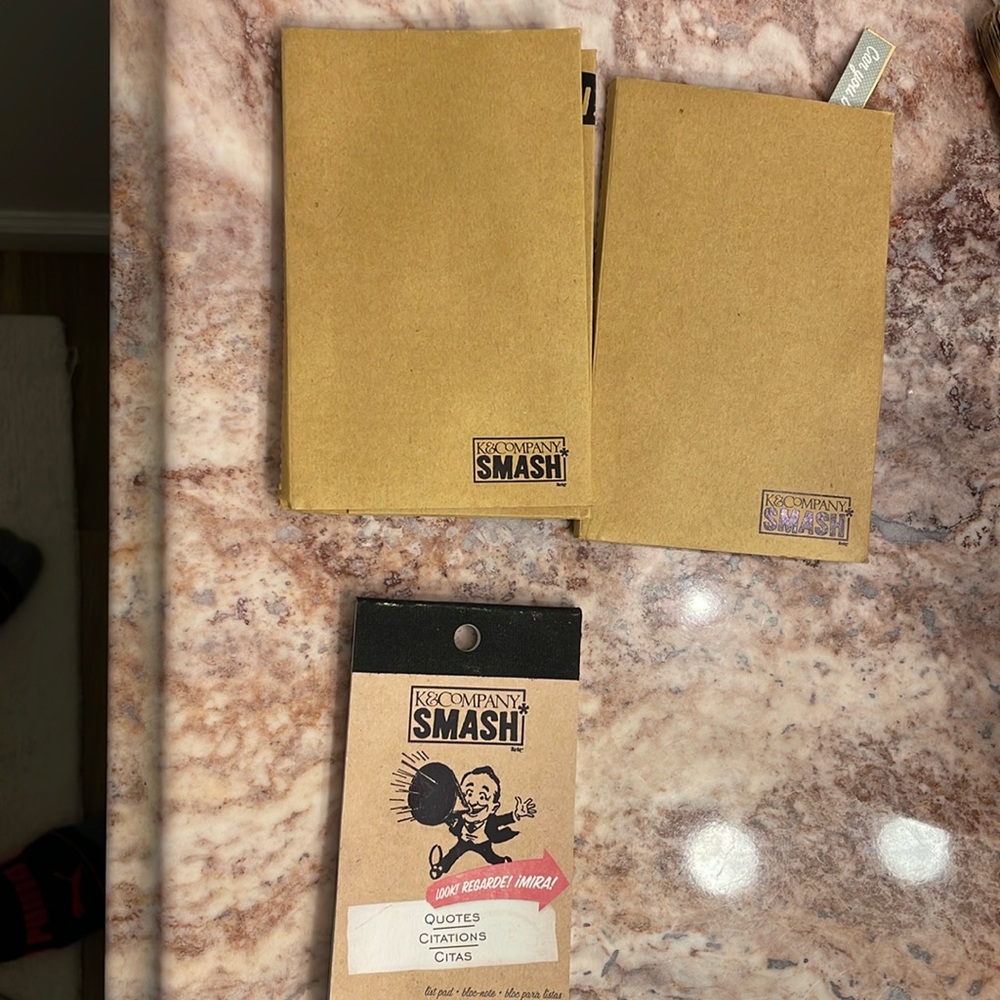 K& Company SMASH mini books and pad
